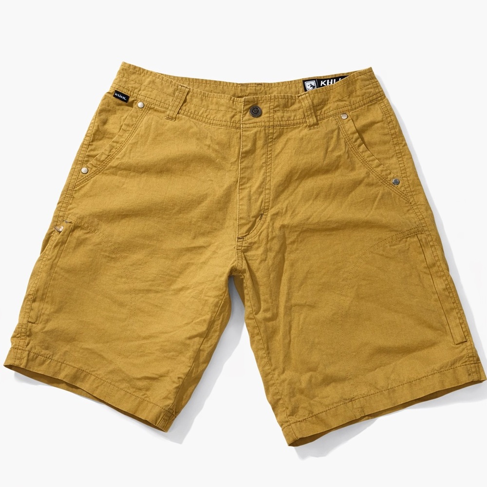 KUHL Men’s Khaki Cargo Hiking Shorts Size 30